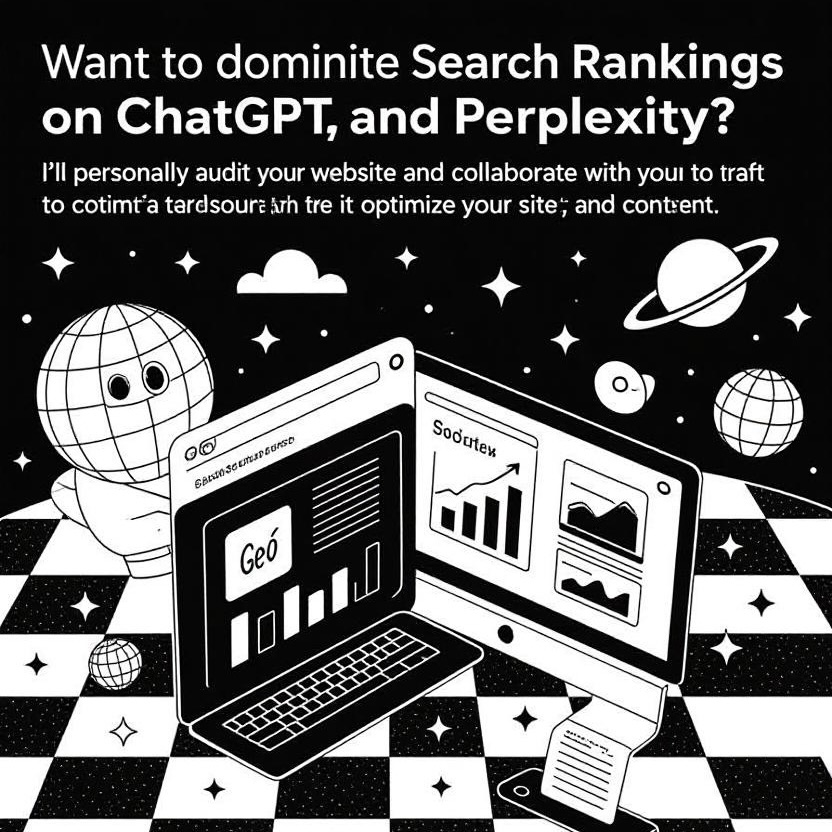 Want to dominate search rankings on ChatGPT, Grok, and Perplexity? I’ll personally audit your website and collaborate with you to craft a tailored plan to optimize your site and content. 